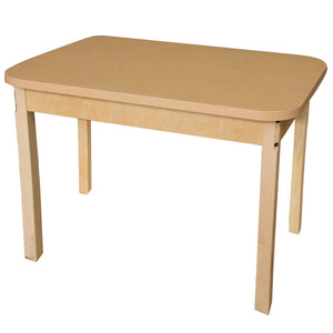Wood Designs High Pressure Laminate Activity Tables-Tables-24" x 48" Rectangle-24" Fixed-