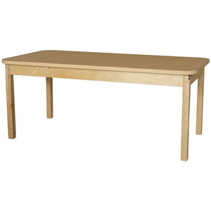 Wood Designs High Pressure Laminate Activity Tables-Tables-30" x 60" Rectangle-22" Fixed-