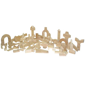 Preschool Blocks - 24 Shapes, 111 Pieces