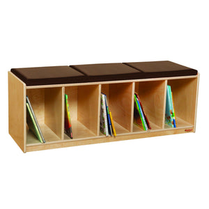 Reading Bench with Brown Cushion