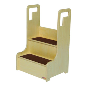 Step Up 'N Wash with Brown Treads