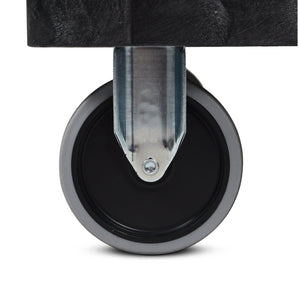 Two-Shelf Heavy-Duty Plastic Utility Cart