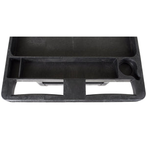 Two-Shelf Heavy-Duty Plastic Utility Cart