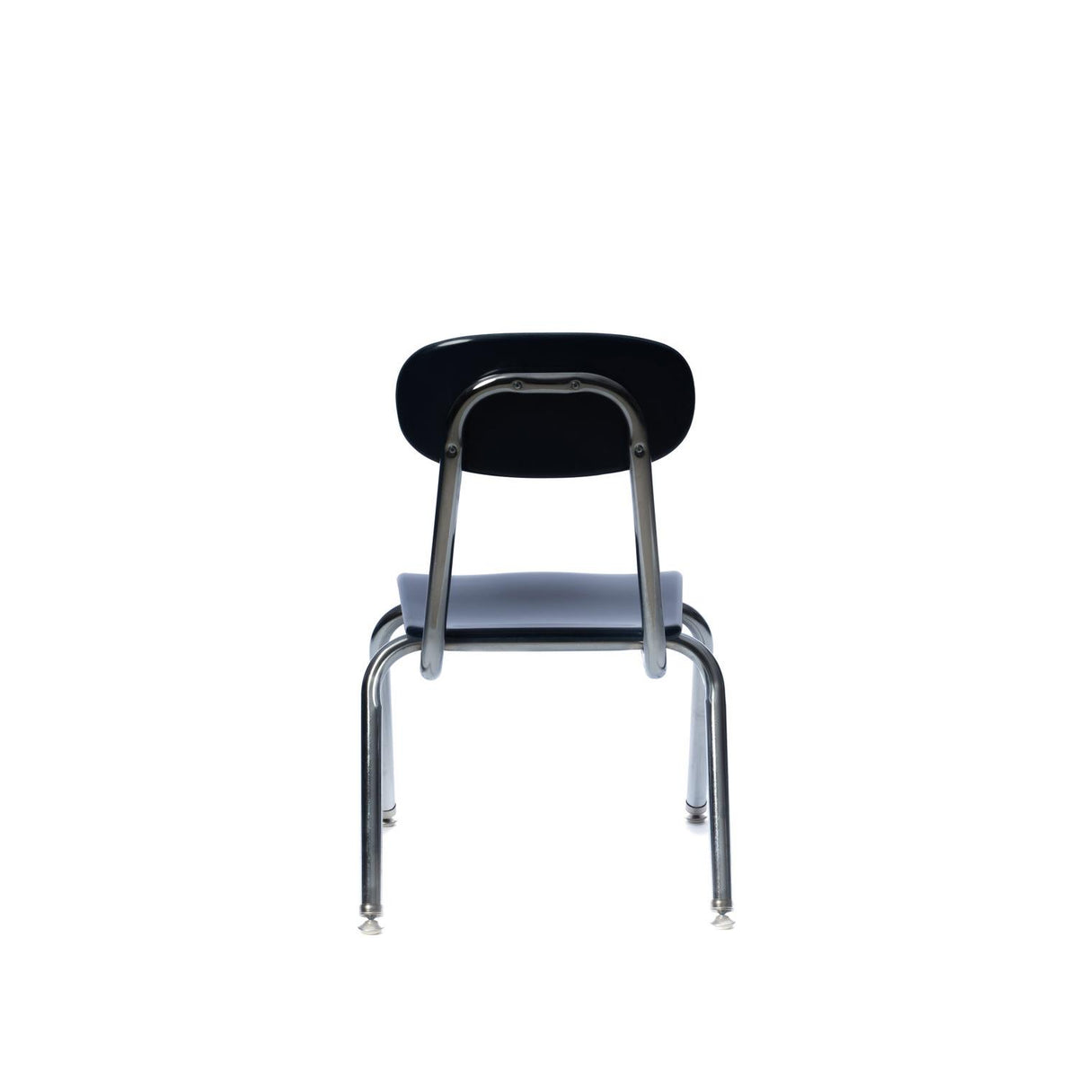 5/8" Solid Plastic V-Leg Stacking School Chair, 13-1/2" Seat Height