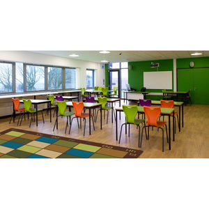 Carpets for Kids Colorful Places Seating Rug, Nature's Colors, 8'4" x 13'4" Rectangle, Seats 30