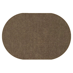 Carpets for Kids Mt. St. Helens Solids Carpet, 6' x 9' Oval