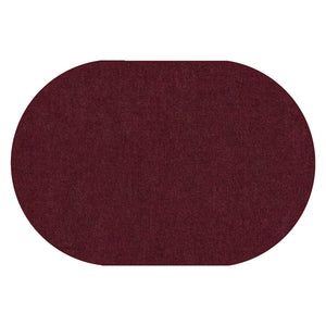 Carpets for Kids Mt. St. Helens Solids Carpet, 6' x 9' Oval