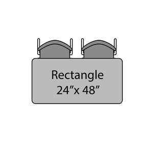 Marco Premier Sitting Height Collaborative Classroom Table, 24" x 48" Rectangle