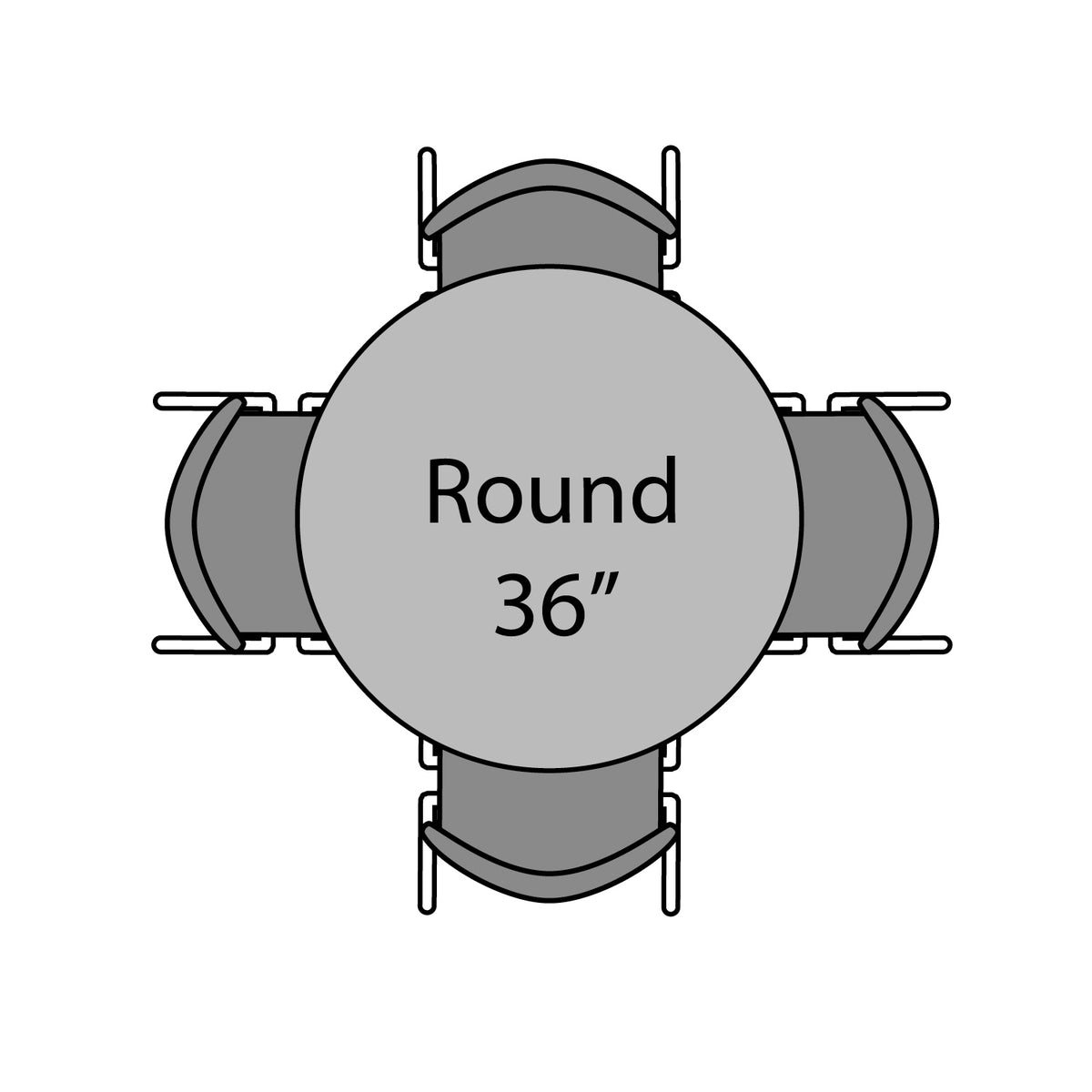 Premier Standing Height Collaborative Classroom Table, 36" Round