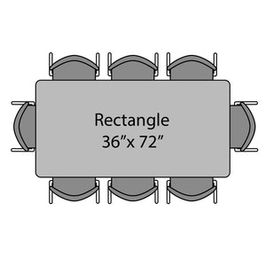 Marco Premier Sitting Height Collaborative Classroom Table, 36" x 72" Rectangle