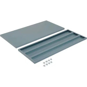 Global Industrial Set of 2 Additional Shelves for 36" W x 18" D Storage Cabinets D