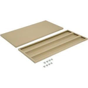 Global Industrial Set of 2 Additional Shelves for 48" W x 24" D Storage Cabinets