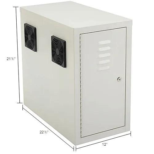 Global Industrial CPU Side Cabinet for Mobile Computer Cart