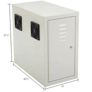 Global Industrial CPU Side Cabinet for Mobile Computer Cart