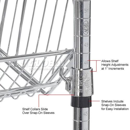 Global Industrial Mobile LAN Unit with Keyboard Shelf, 48"W x 18"D x 69"H