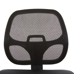 ProGrid Mesh Back Armless Ergonomic Task Chair with Padded Fabric Seat, Multi-Task Control
