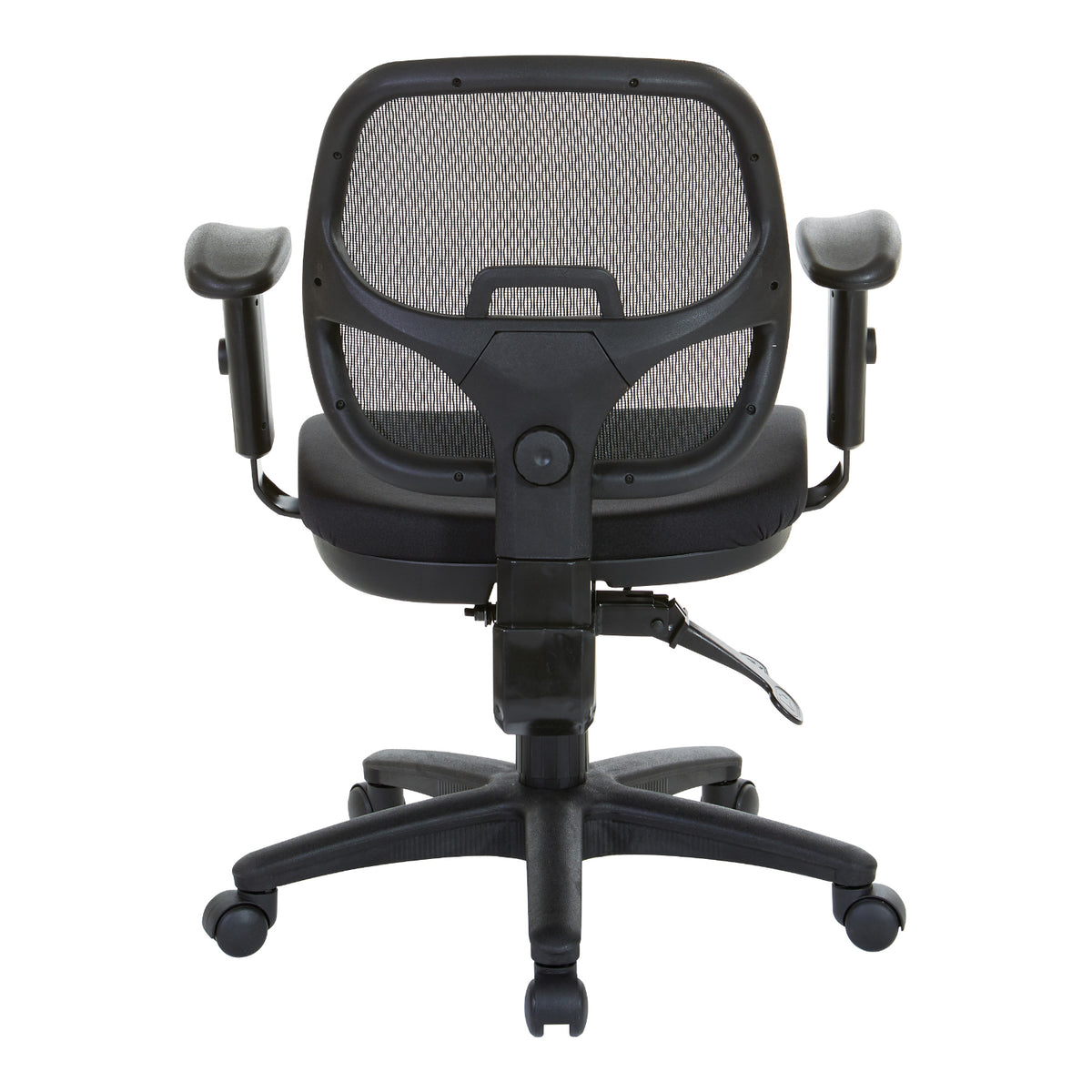 ProGrid Mesh Back Ergonomic Task Chair with Padded Fabric Seat, Multi-Task Control