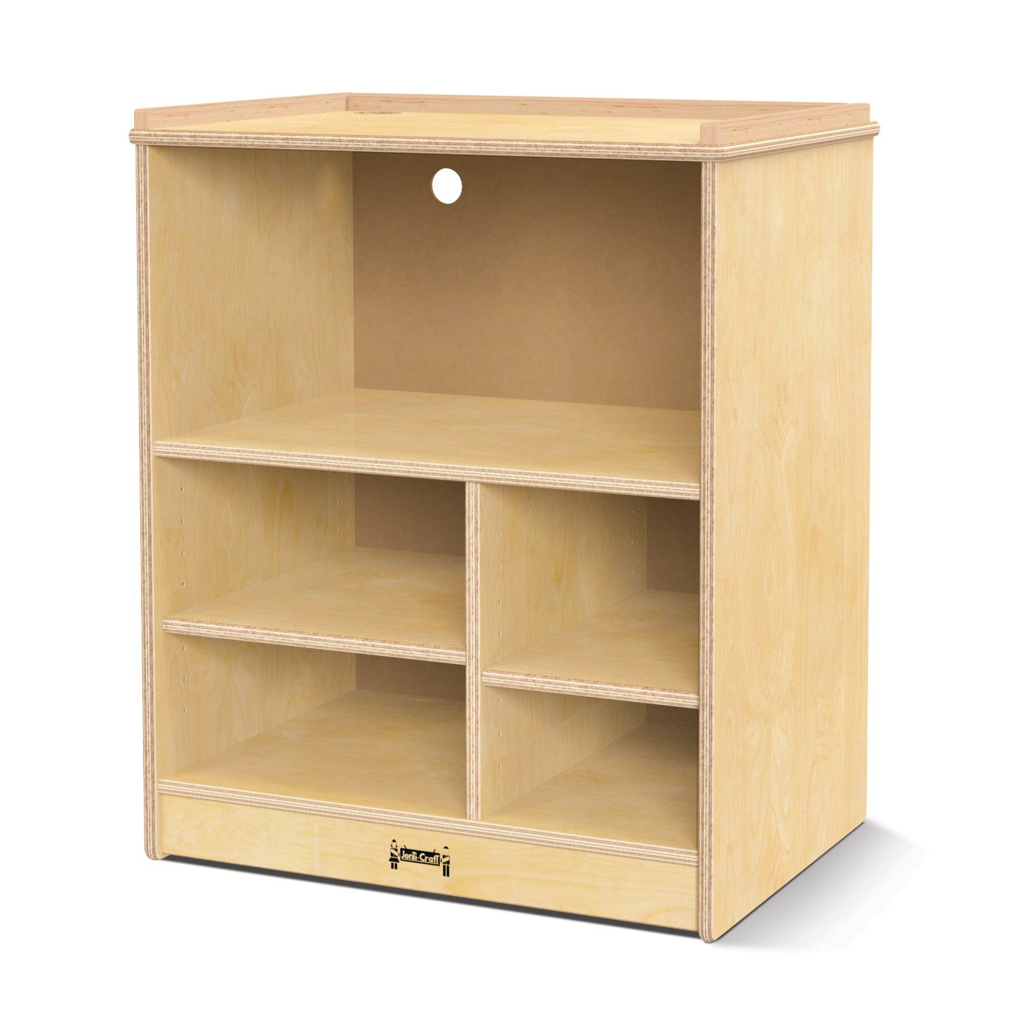 Jonti-Craft® Media Cart, No Doors, Stationary