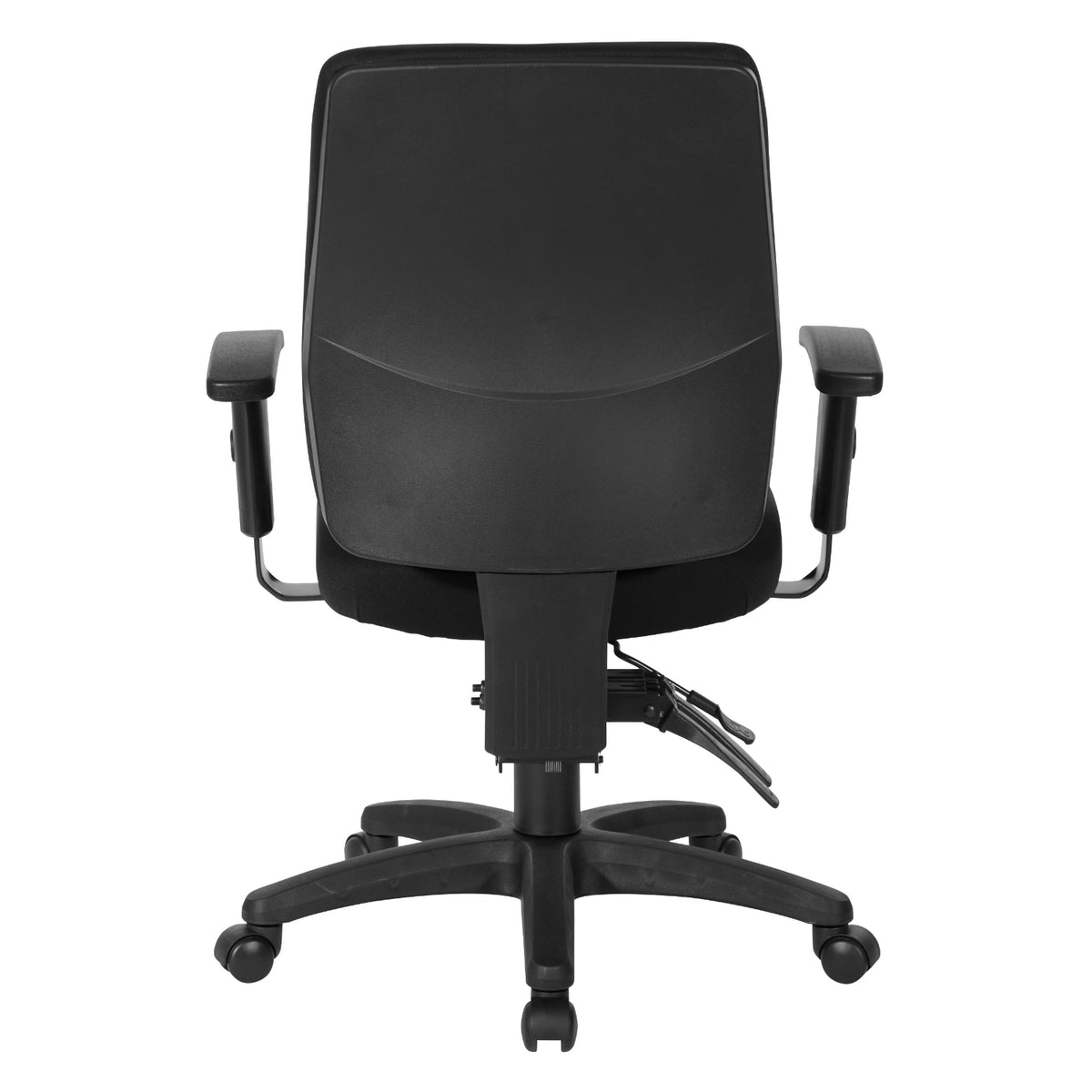 High-Back Dual Function Ergonomic Chair, FreeFlex® II Coal Padded Fabric Seat
