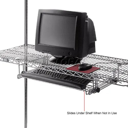Global Industrial Keyboard Drawer for Stationary LAN Unit