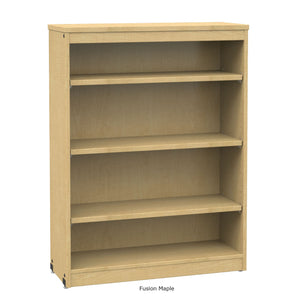 5-Shelf Bookcase with 3 Adjustable Shelves, 48" High