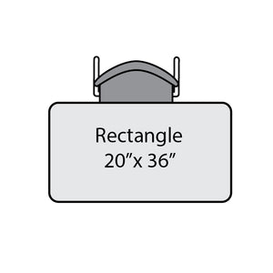Premier White Dry-Erase Sitting Height Collaborative Desk, 20" x 36" Rectangle