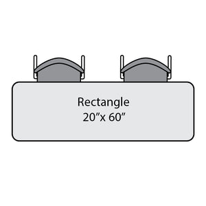 Marco Premier Sitting Height Collaborative Desk, 20" x 60" Rectangle