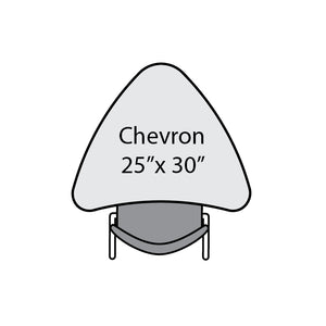 Premier Sitting Height Collaborative Desk, 25" x 30" Small Chevron