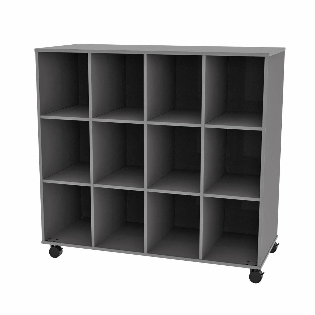 Mobile 12-Cubbie Storage Unit