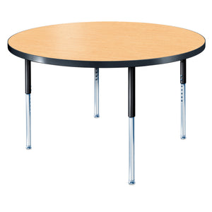 Modern Classic Series 36" Circle Activity Table with High Pressure Laminate Top, Adjustable Height Legs