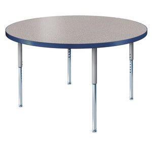 Modern Classic Series 36" Circle Activity Table with High Pressure Laminate Top, Adjustable Height Legs