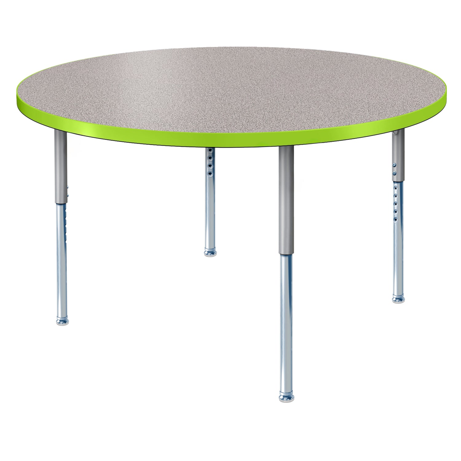 Modern Classic Series 48" Circle Activity Table with High Pressure Laminate Top, Adjustable Height Legs