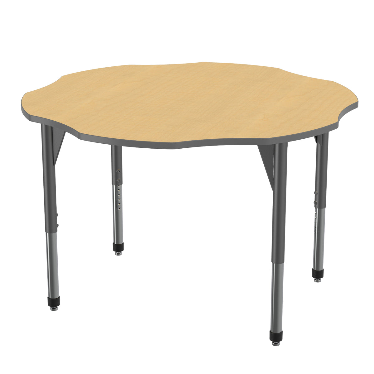 Premier Standing Height Collaborative Classroom Table, 60" Flower