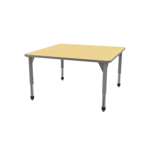 Marco Premier Standing Height Collaborative Classroom Table, 48" Square