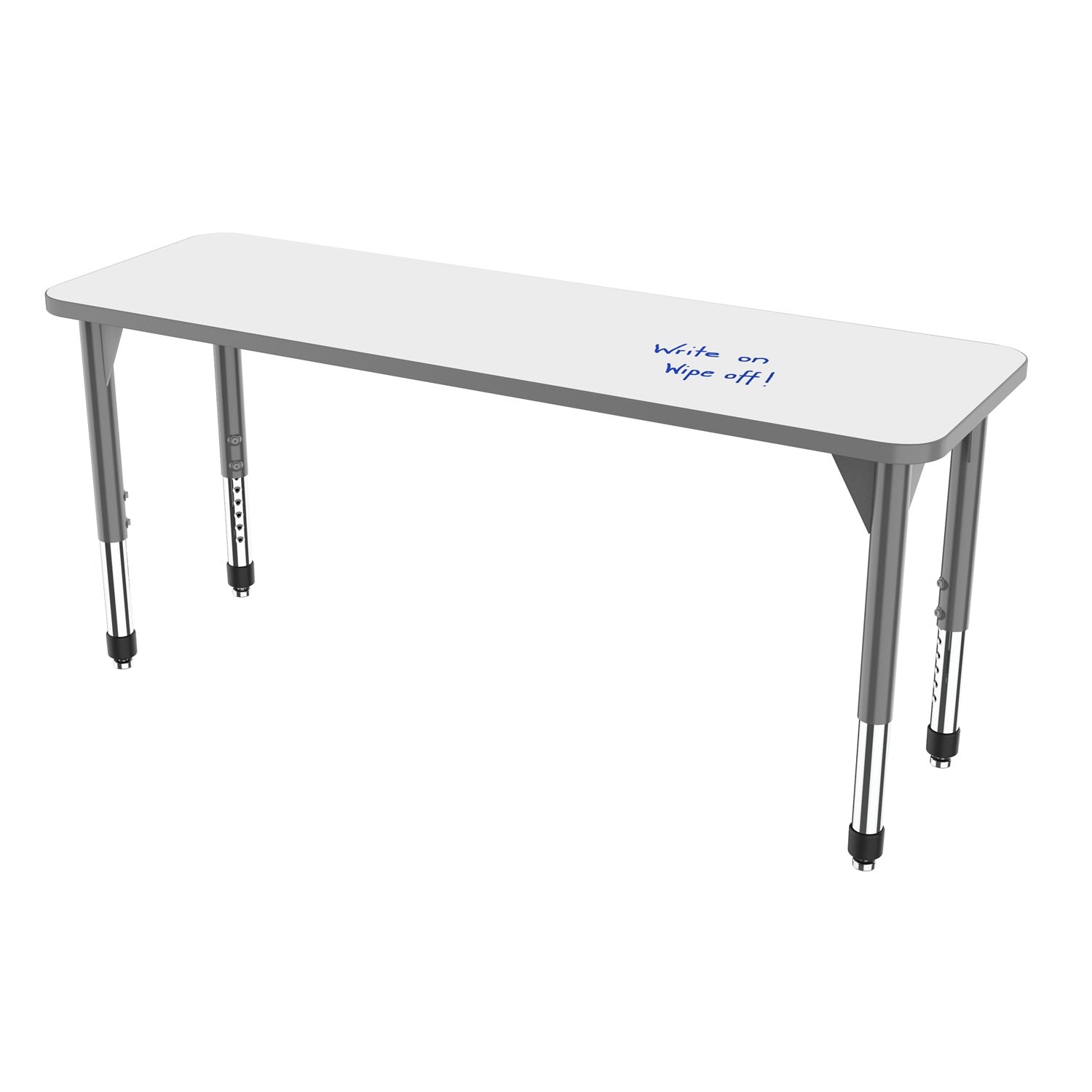 Premier Dry-Erase Sitting Height Collaborative Desk, 20" x 60" Rectangle