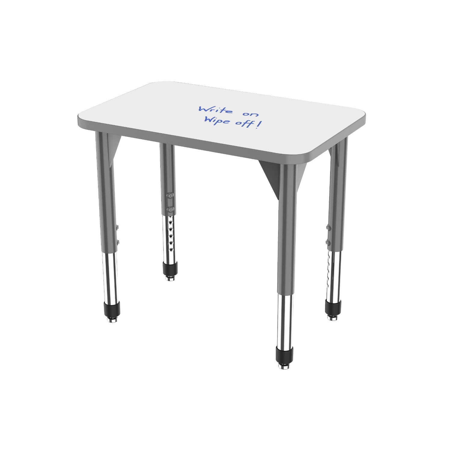 Premier White Dry-Erase Standing Height Collaborative Desk, 20" x 30"" Rectangle
