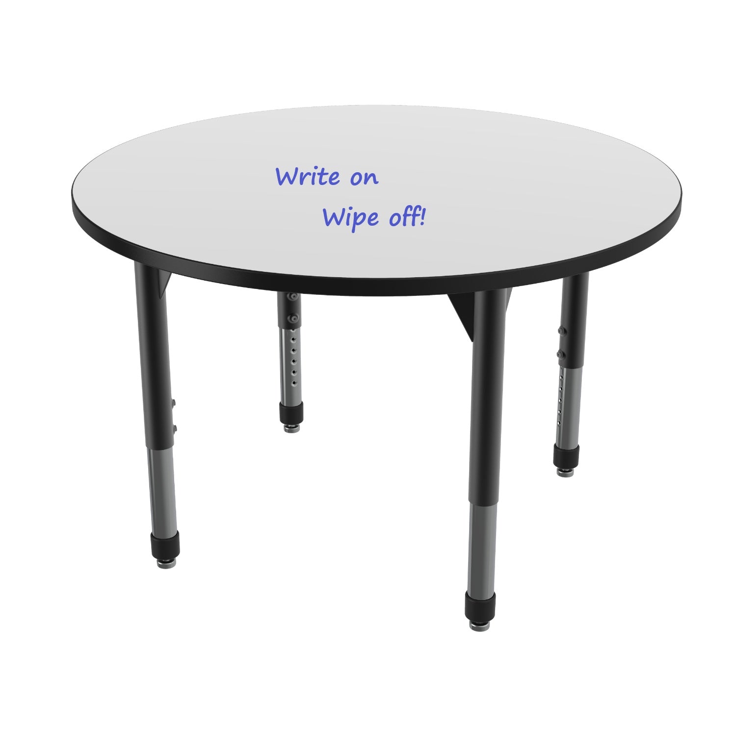 Premier Dry Erase Standing Height Collaborative Classroom Table, 42" Round