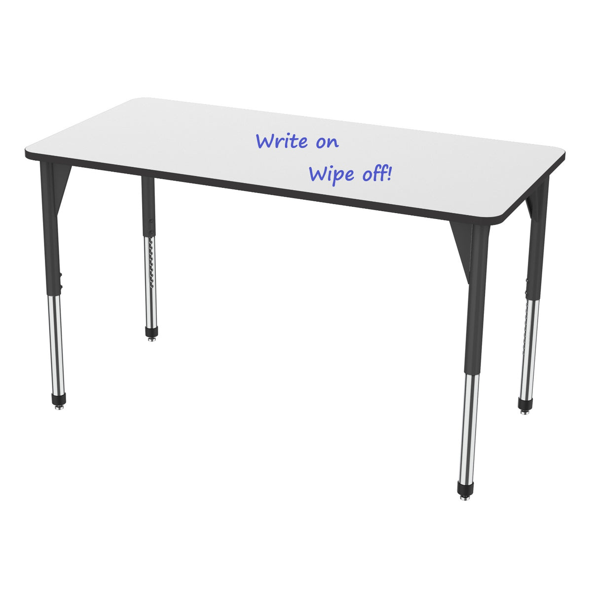 Premier Dry Erase Standing Height Collaborative Classroom Table, 36" x 72" Rectangle