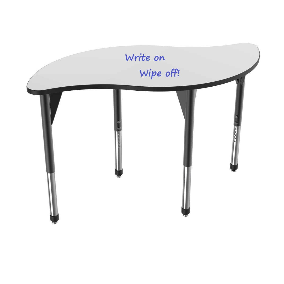 Premier Dry Erase Standing Height Collaborative Classroom Table, 30" x 60" Veer