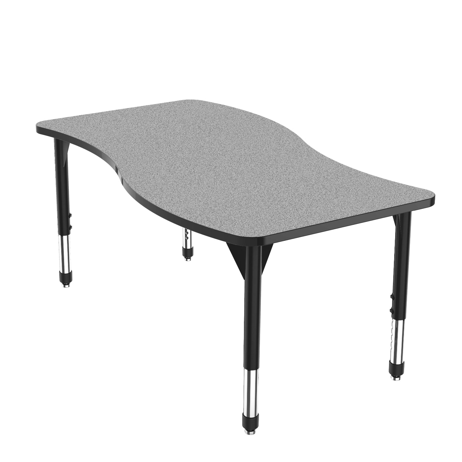 Premier Sitting Height Collaborative Classroom Table, 30" x 60" Wave