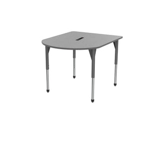 Marco Premier Series Standing Height Multimedia Table with Power Module, 48" x 60"