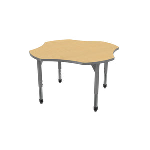 Premier Standing Height Collaborative Classroom Table, 48" x 48" Clover