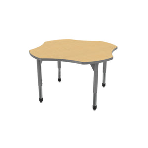 Premier Sitting Height Collaborative Classroom Table, 48" x 48" Clover