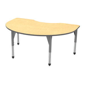 Marco Premier Sitting Height Collaborative Classroom Table, 48" x 72" Kidney