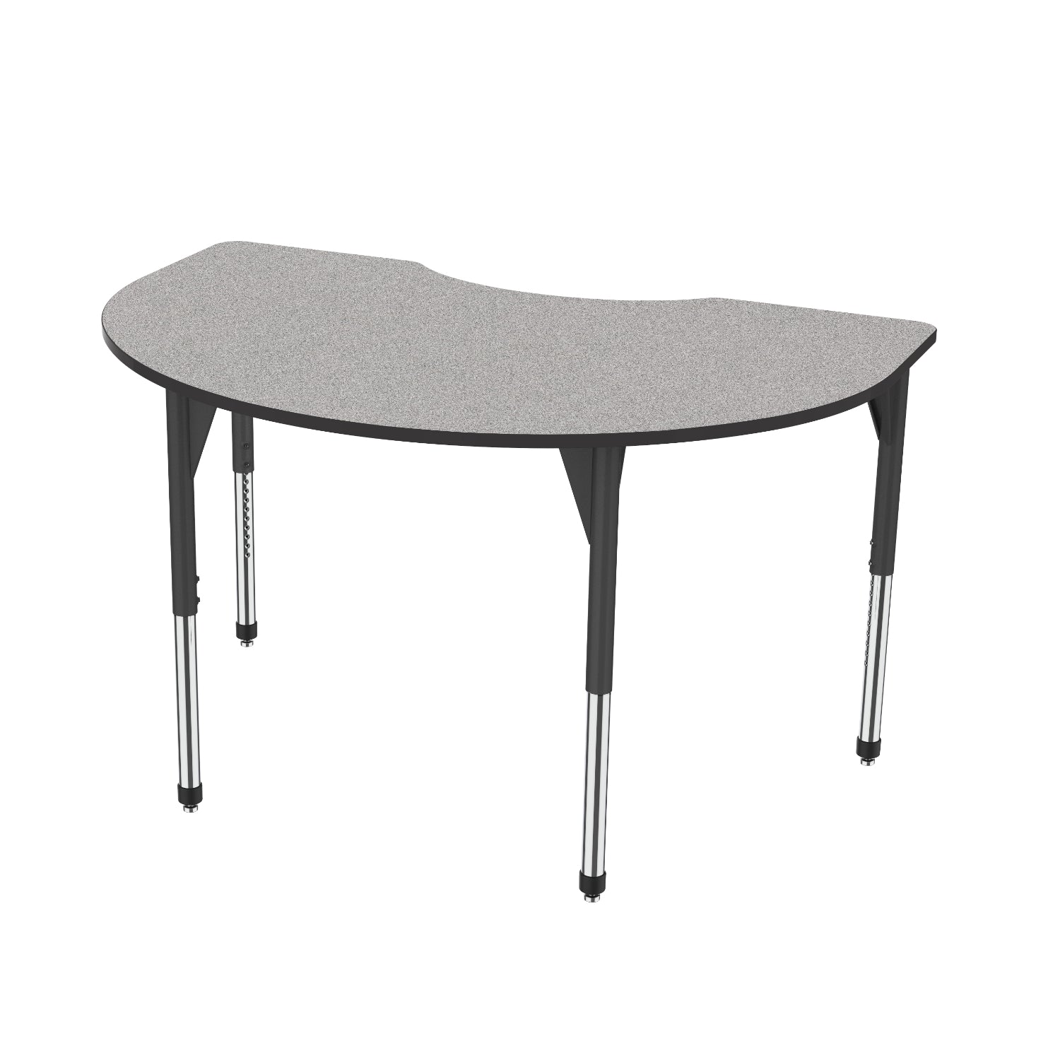 Marco Premier Standing Height Collaborative Classroom Table, 48" x 72" Kidney