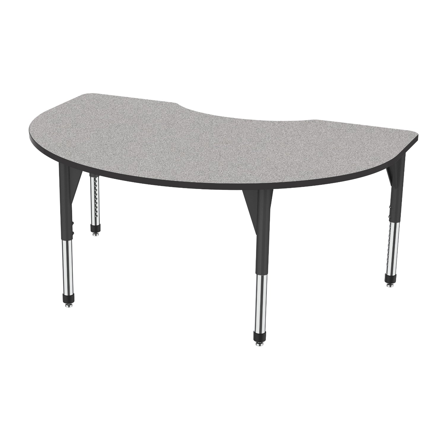 Marco Premier Sitting Height Collaborative Classroom Table, 48" x 72" Kidney