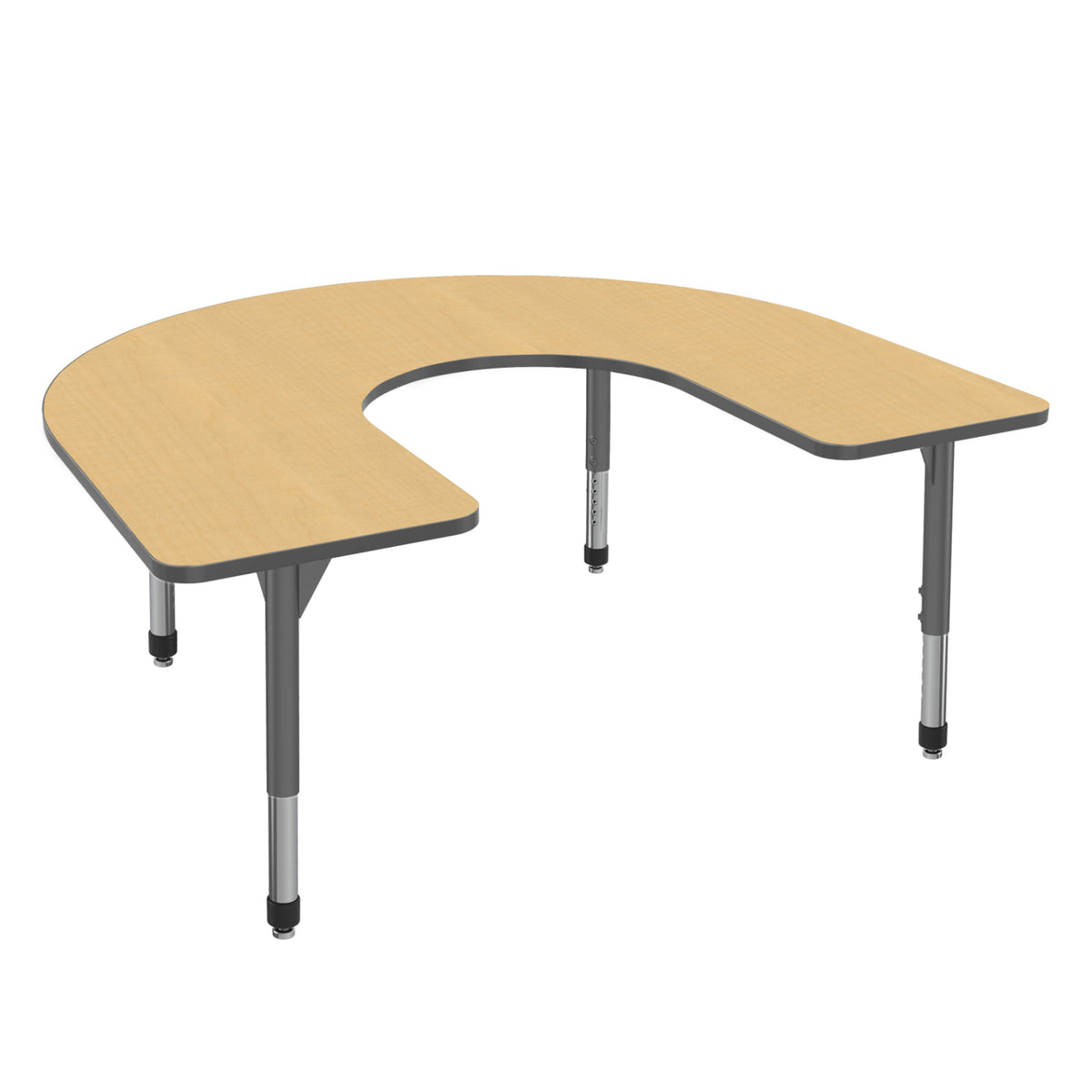 Marco Premier Standing Height Collaborative Classroom Table, 60" x 66" Horseshoe