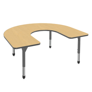 Premier Standing Height Collaborative Classroom Table, 60" x 66" Horseshoe