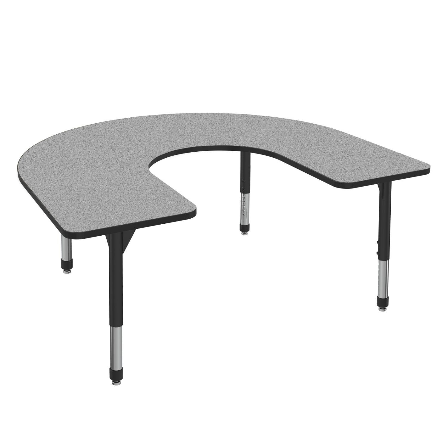 Premier Standing Height Collaborative Classroom Table, 60" x 66" Horseshoe
