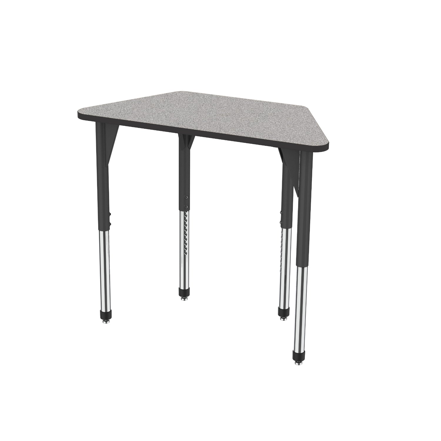 Premier Standing Height Collaborative Classroom Table, 24" x 48" Trapezoid